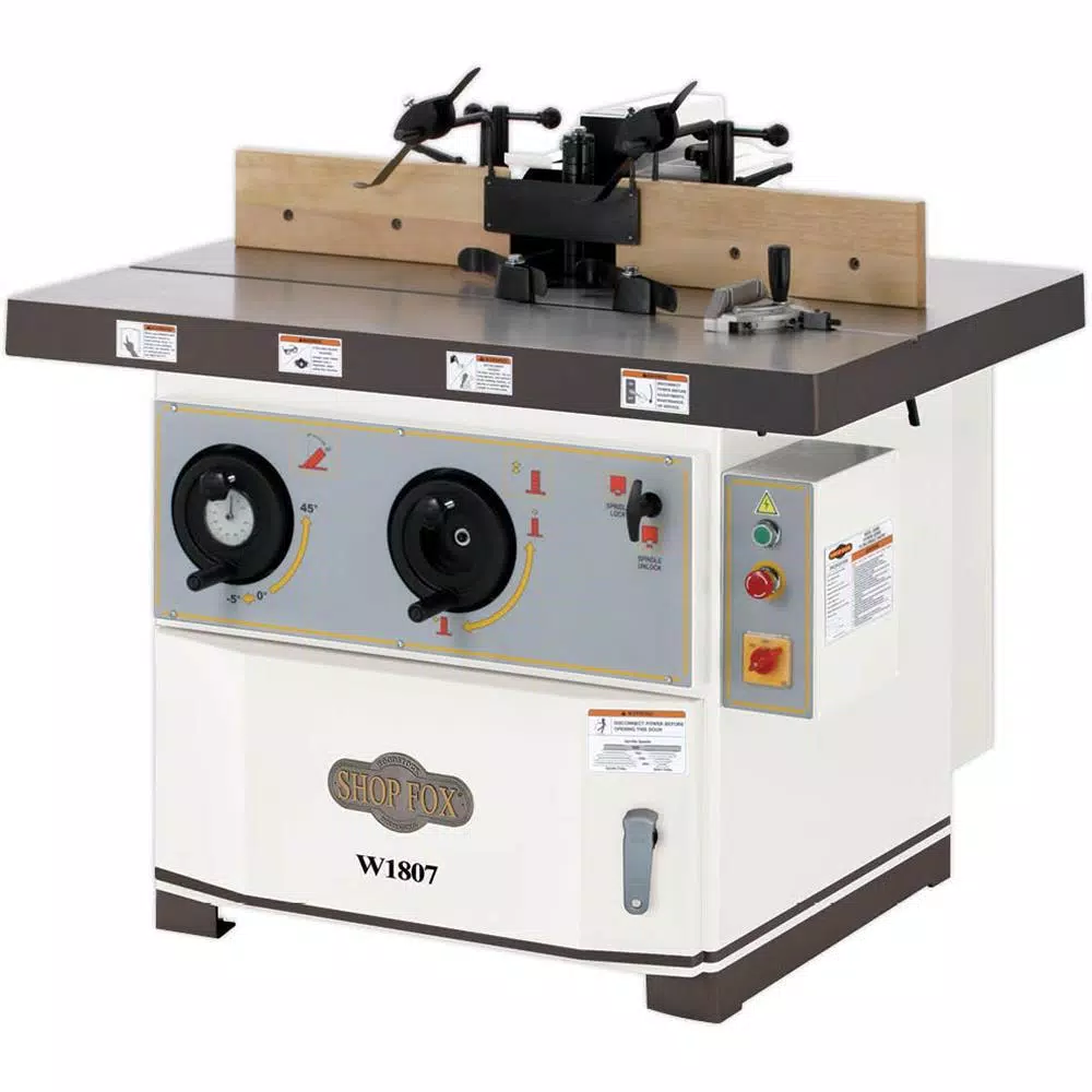 Shop Fox 7-1/2 HP Heavy-Duty Tilting-Spindle Shaper with 10 in. Cutter Capacity