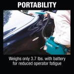 Makita 12V MAX CXT Cordless Lithium-Ion Vacuum (Tool-Only) - LC09Z thumbnail 7
