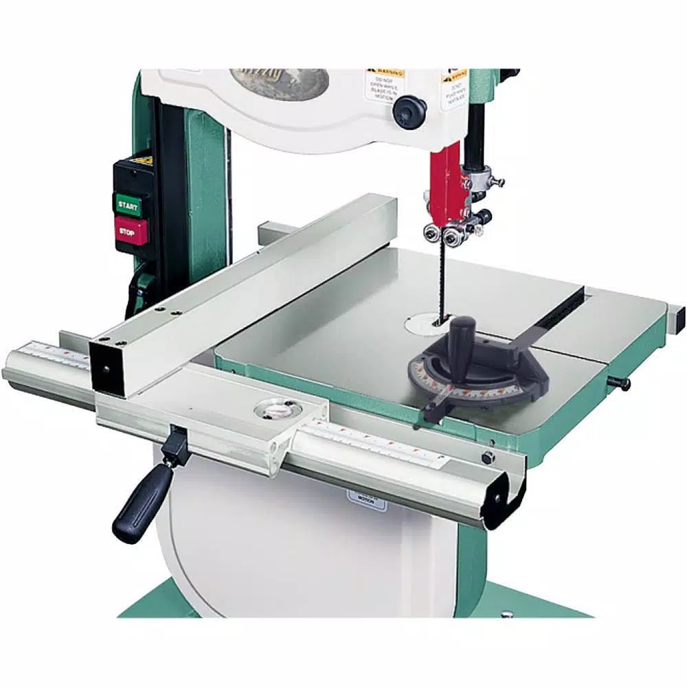 Grizzly Industrial Grizzly 14 in. Vertical Band Saw, 1 HP, 110V/220V, Cast-Iron Table