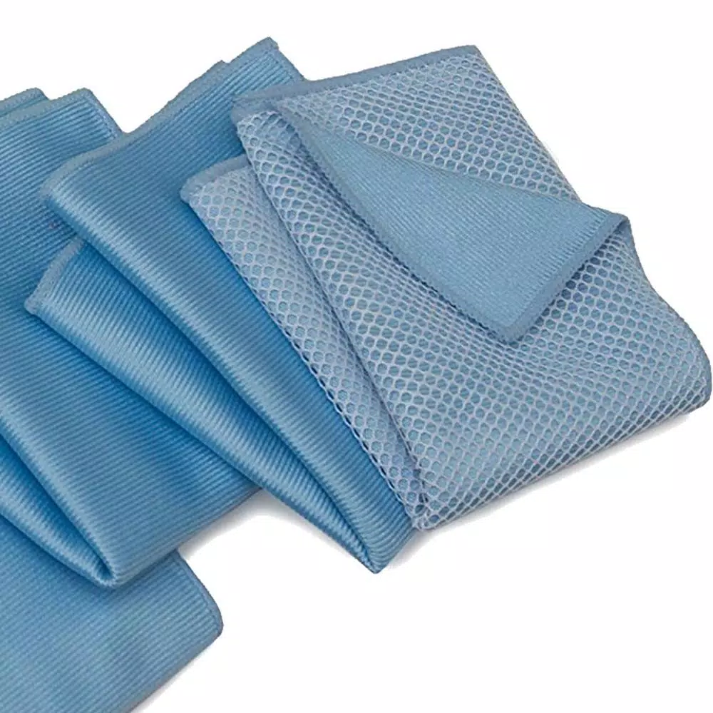 Zwipes Microfiber Cleaning Cloths for Windows and Mirrors, Multi-Colored (10-Pack)