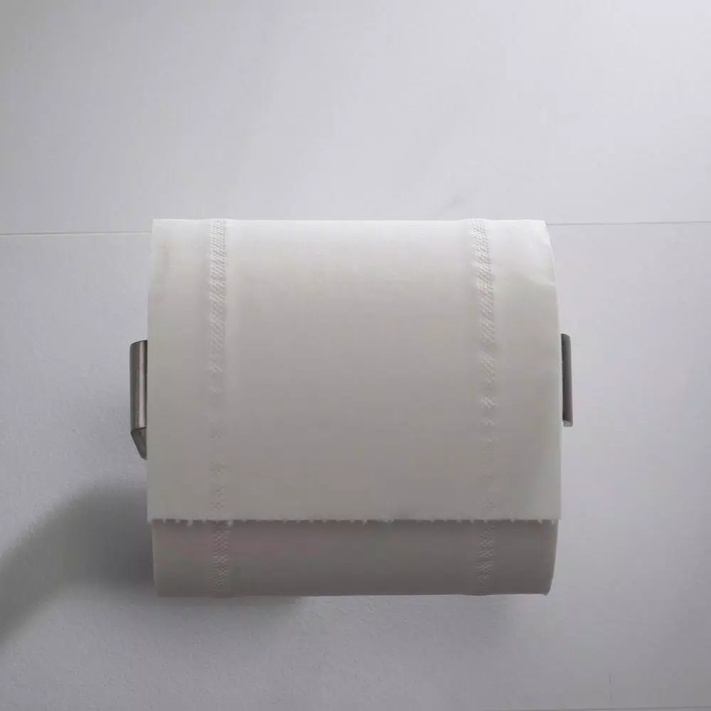 KRAUS Stelios Brushed Nickel Toilet Paper Holder, Solid Brass