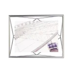 Umbra Prisma 5 x 7 in. Chrome Metal Floating Photo Frame thumbnail 3