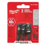 Milwaukee SHOCKWAVE Impact Duty Insert Bit Socket Adapter Set, 3-Piece thumbnail 1