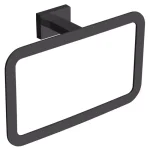 Nameeks General Hotel Wall Mounted Rectangle Towel Ring, Black thumbnail 1