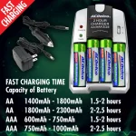 ACDelco AA/AAA NiMH Rechargeable Fast Charger Kit with 4 AA Batteries thumbnail 6