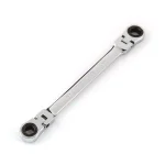 TEKTON 8 mm x 10 mm Flex-Head Ratcheting Box End Wrench, 72-Tooth, Metric thumbnail 1
