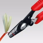 KNIPEX 5-1/4 in. Fiber Optic Wire Stripper for Primary and Secondary Coating thumbnail 2