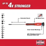 Milwaukee 10-Piece Precision Screwdriver Set with All-Metal Core thumbnail 2