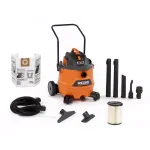 RIDGID 16 Gal. 6.5 Peak HP NXT Wet/Dry Shop Vacuum with Accessory Cart and Locking Tools thumbnail 1