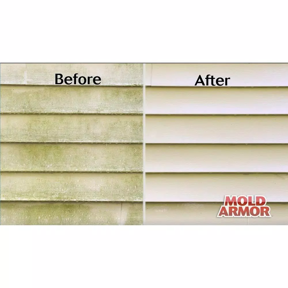 Mold Armor E-Z House Wash Mold and Mildew Remover Hose End Sprayer, 64 oz (2-Pack)
