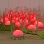 LUMABASE Red Floating Blimp LED Lights, Waterproof Battery Operated Decorative Lights (12-Count) thumbnail 4