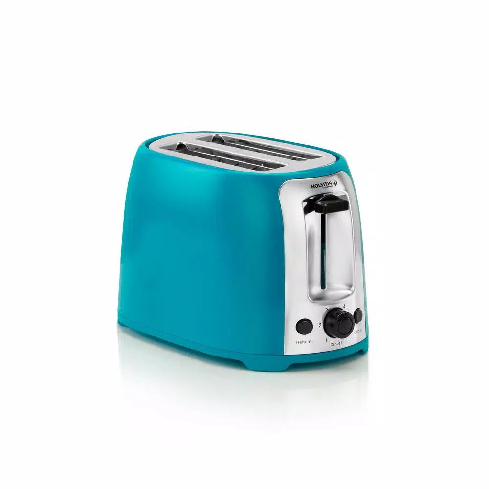Holstein Housewares 800-Watt 2-Slice Toaster, Teal