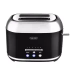 Kalorik 2-Slice Retro Wide Slot Toaster - Black thumbnail 1