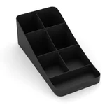 Mind Reader Trove 7-Compartment Coffee Condiment Organizer Caddy, Black thumbnail 1