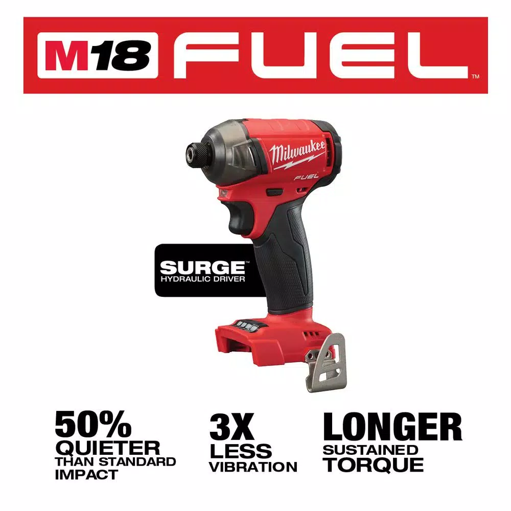 Milwaukee M18 FUEL SURGE 1/4 in. Hex Hydraulic Impact Driver (Tool-Only)