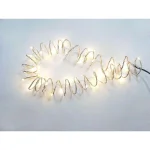 Starlite Creations 12 ft. Pre-Lit LED White Single Braided Garland, Battery Operated (Bundle of 2) thumbnail 3