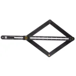 WEN 0.5 in. Aluminum Miter Saw Bevel Gauge and Corner Angle Finder thumbnail 3