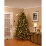 National Tree Company 9 ft. Dunhill Fir Artificial Christmas Tree with 900 Dual Color LED Lights thumbnail 7