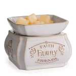 Candle Warmers Etc 5.2 in. Faith, Family, Friends 2-in-1 Classic Fragrance Warmer thumbnail 1