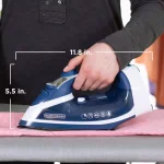 BLACK+DECKER Xpress Steam Iron with Smartstream Technology, 1200W, Navy thumbnail 8