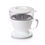 OXO Good Grips 1.5-Cup Pour-Over Coffee Maker with Water Tank, White thumbnail 1