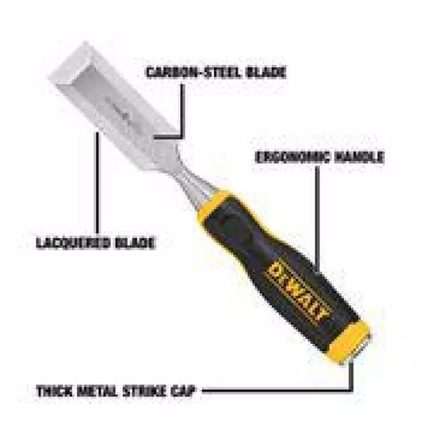 DEWALT 1-1/4 in. Wood Chisel with Carbon Steel Blade