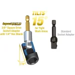 Makita Impact GOLD 3/8 in. 15 Degree Tilt Socket Adapter thumbnail 4