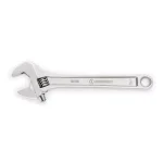 Crescent 10 in. Adjustable Wrench with Hex Jaw Design and Chrome Finish thumbnail 1