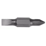 Klein Tools Replacement Bits, #1 Phillips and 3/16 Inch Slotted, 2-Piece Set thumbnail 1