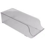 Home Basics Clear Plastic Soda Can Holder - 8 Can Capacity Refrigerator Organizer thumbnail 3