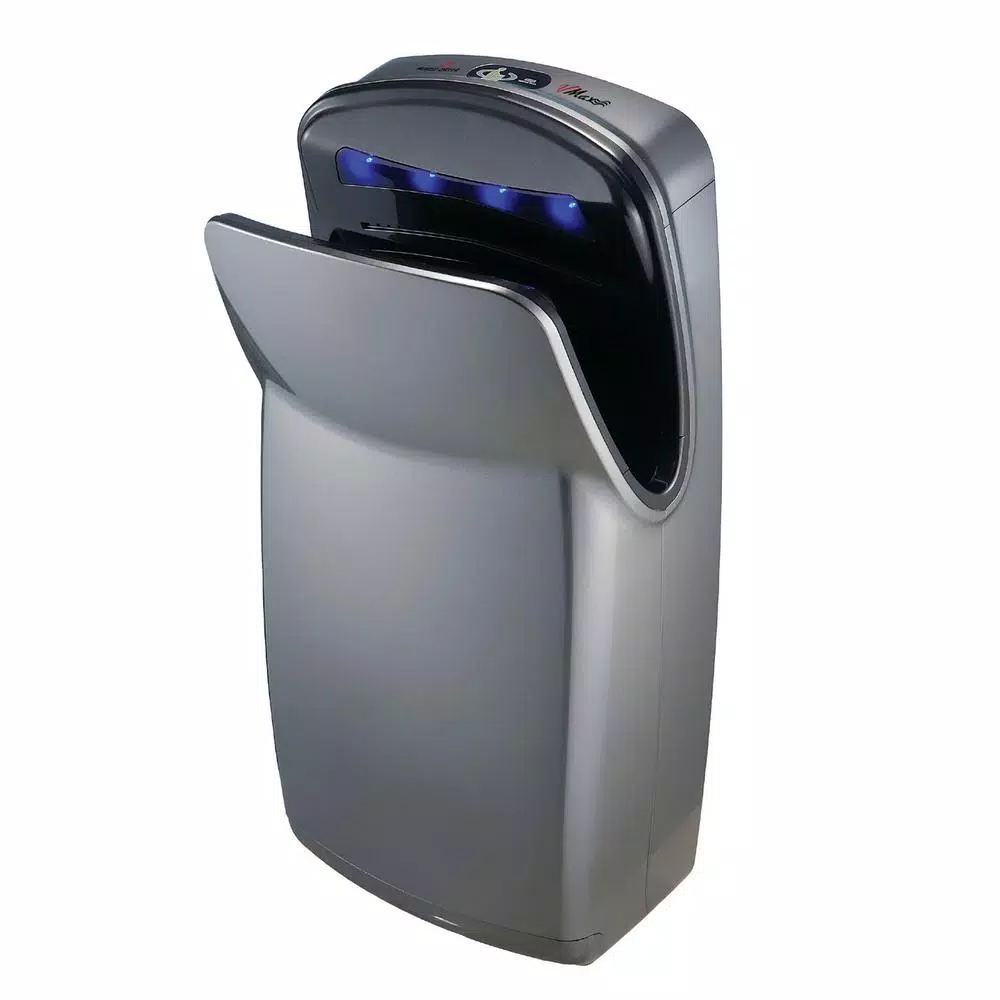 World Dryer Corporation World Dryer VMax High Speed Vertical Hand Dryer with HEPA Filter - Silver