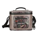 Camp-Zero 7.6 Qt. Soft Cooler, 12-Can Capacity, Beige and Camo thumbnail 1
