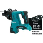 Makita 18V X2 LXT SDS-Plus 1 in. Cordless Rotary Hammer Drill (Tool-Only) thumbnail 5