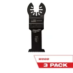 Milwaukee OPEN-LOK Universal Fit 1-3/8 in. HCS Wood Oscillating Multi-Tool Blade Kit, 3-Piece thumbnail 8