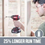 Skil PWRCore 20V Brushless 1/4 in. Hex Impact Driver Kit with 2.0Ah Battery and PWRJump Charger thumbnail 3