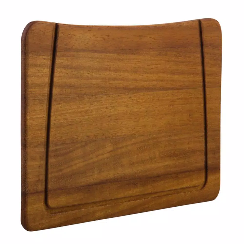 ALFI BRAND Iroko Wood Cutting Board - Italian Designed Multi-Purpose Chopping & Serving Board