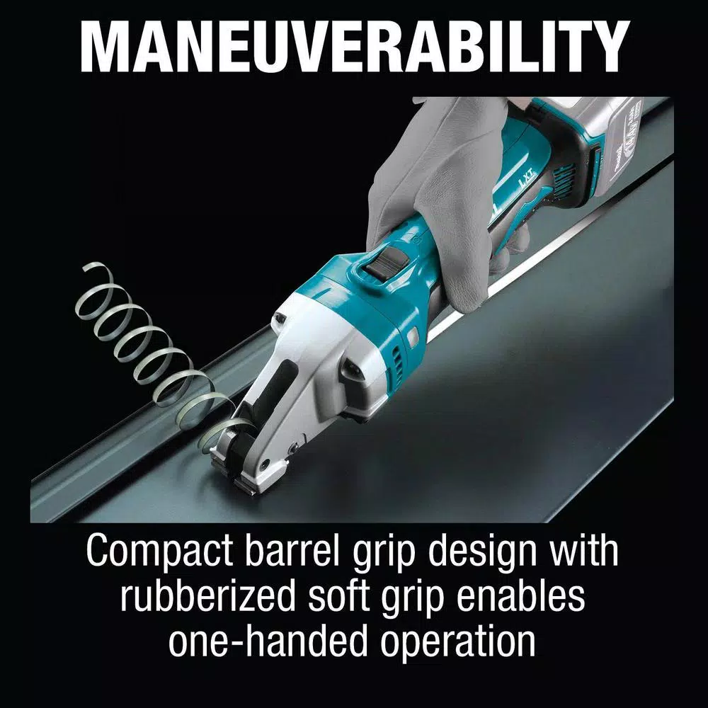 Makita 18V LXT Cordless 16-Gauge Compact Straight Shear, Tool Only