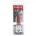 Diablo 1/2 in. 3-Flute Flush Trim Carbide Router Bit, 1/4 in. Shank thumbnail 2