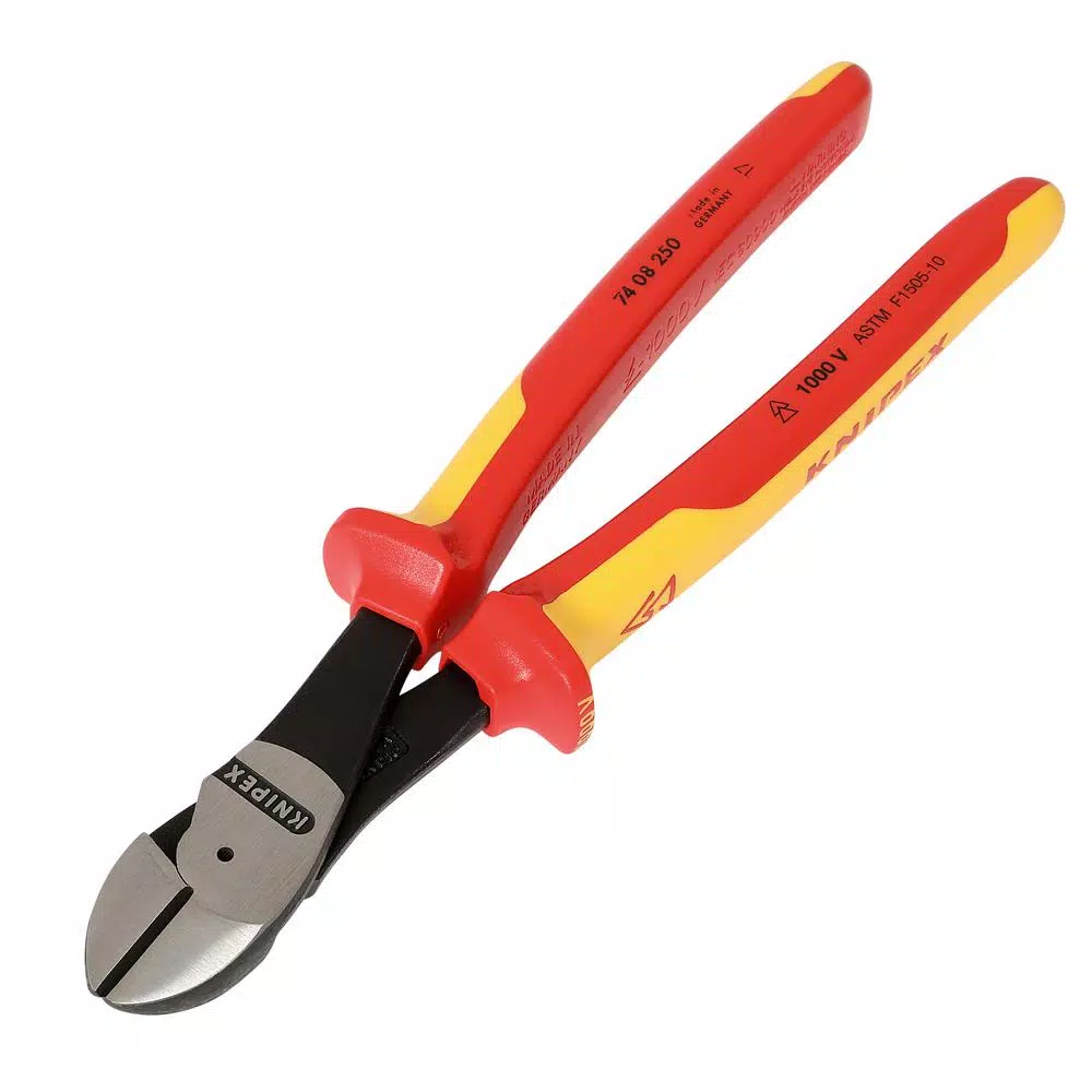 Knipex 10 in. Insulated High Leverage Diagonal Cutting Pliers