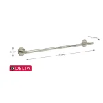 Delta Trinsic 24 in. Single Towel Bar in Brilliance Stainless thumbnail 7