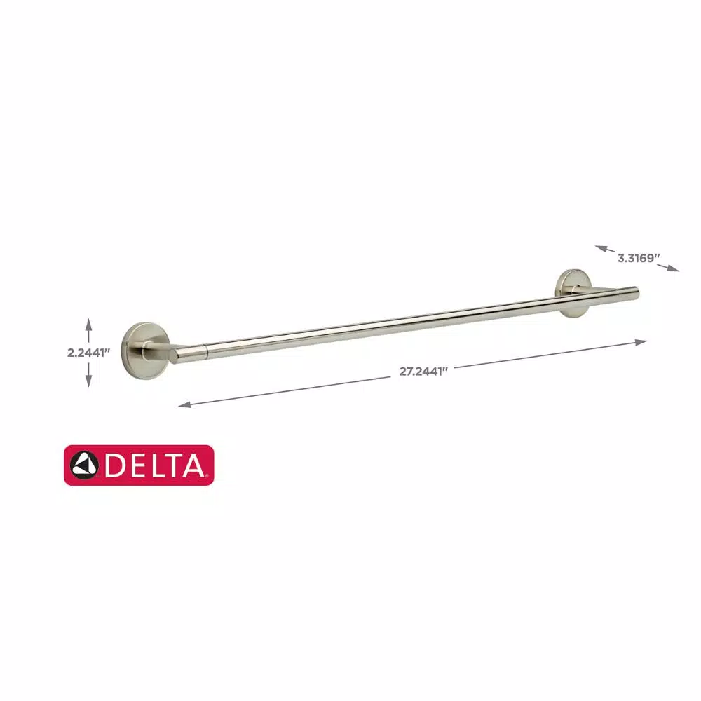 Delta Trinsic 24 in. Single Towel Bar in Brilliance Stainless