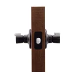 Copper Creek Scandinavian Kash Black Passage Lever Door Handle, Modern Interior Zinc Hardware thumbnail 3