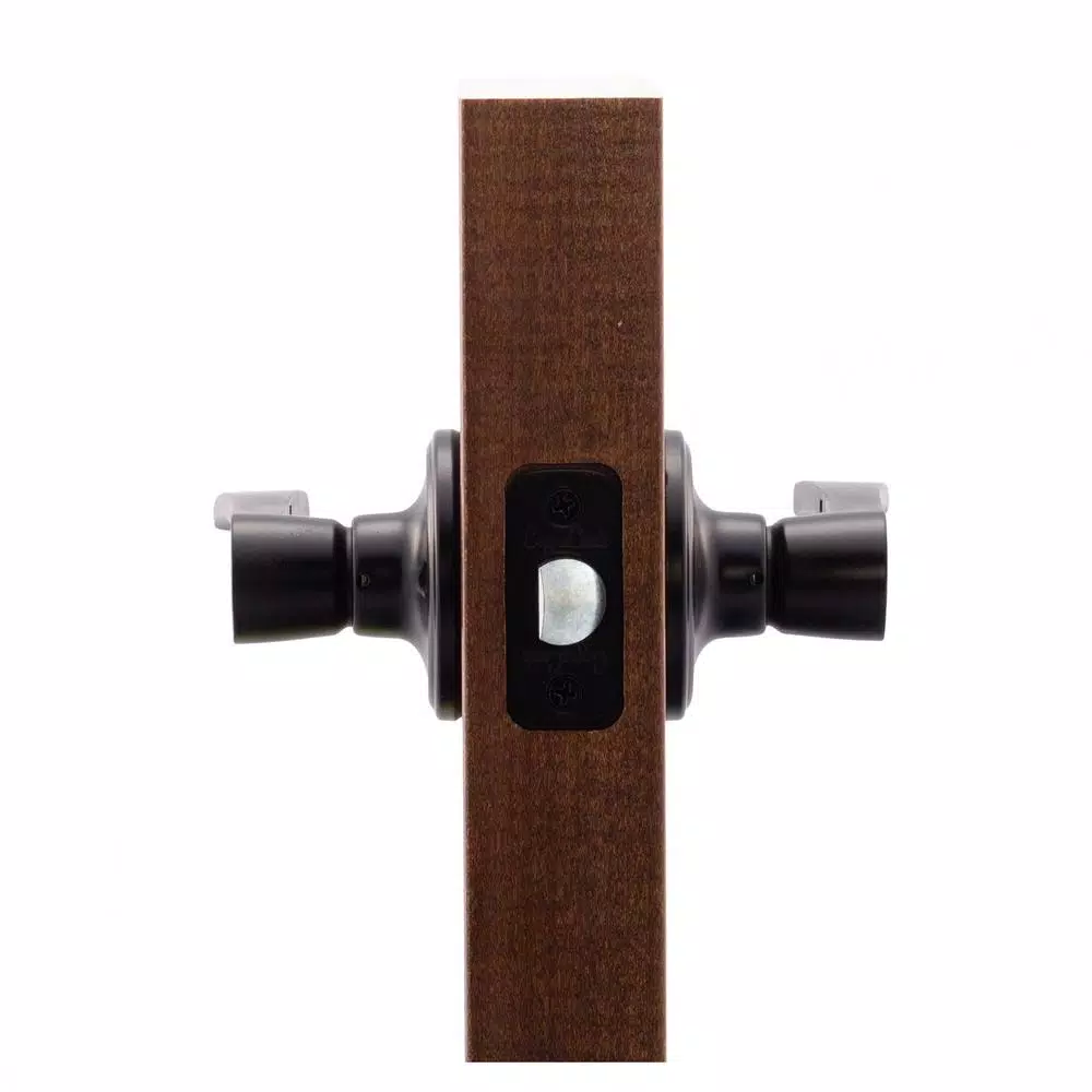 Copper Creek Scandinavian Kash Black Passage Lever Door Handle, Modern Interior Zinc Hardware