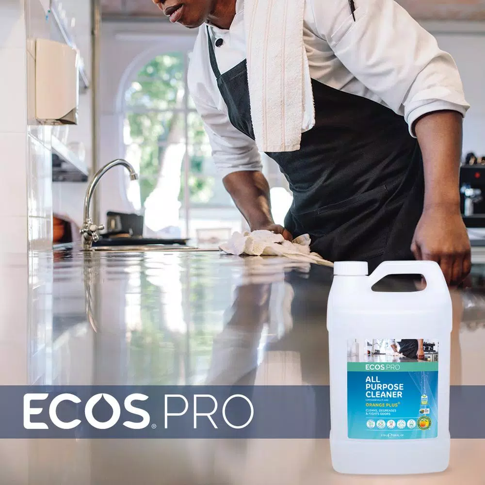 ECOS Pro Orange Plus All Purpose Cleaner and Degreaser, 128 oz.