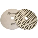 Monster Dry Diamond Polishing Pad Set, 4 in. 8-Piece Kit with Back Holder and White Buff thumbnail 2