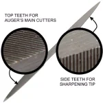 Rack-A-Tiers Auger Bit File for Sharpening Main Cutters and Tips thumbnail 2