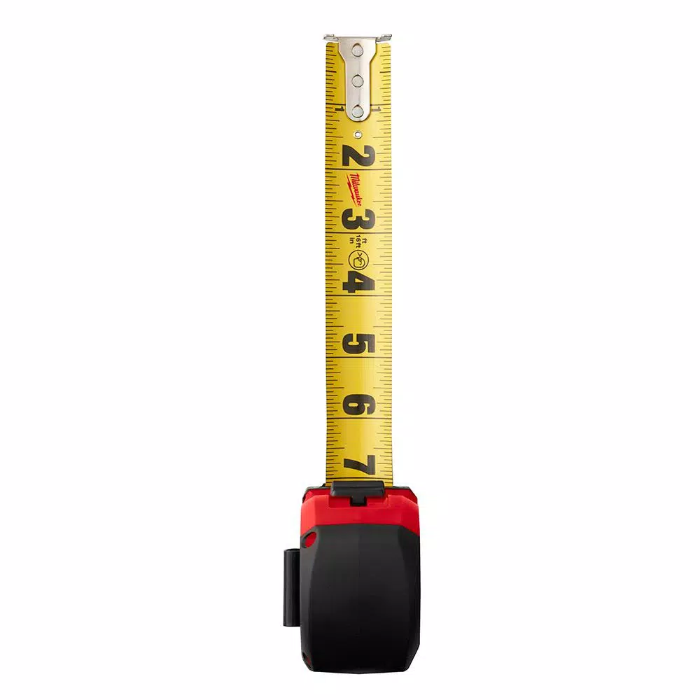 Milwaukee 16 ft. Compact Wide Blade Tape Measure with 15 ft. Reach