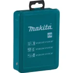 Makita 18-Piece Assorted Drill Bit Set for Metal, Wood, and Masonry with Metal Carry Case thumbnail 2