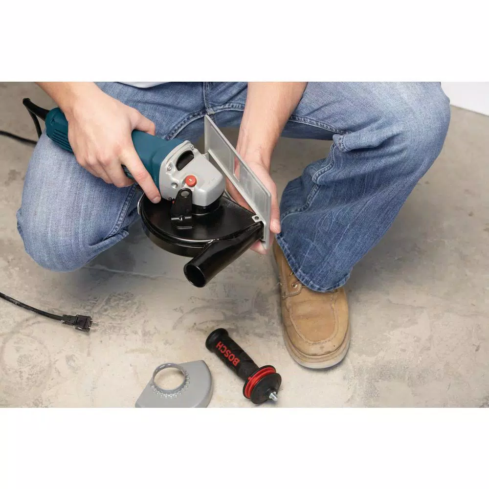 Bosch GWS13-50VSP-DG 13 Amp 5 in. Variable Speed Corded Angle Grinder with Dust Guard