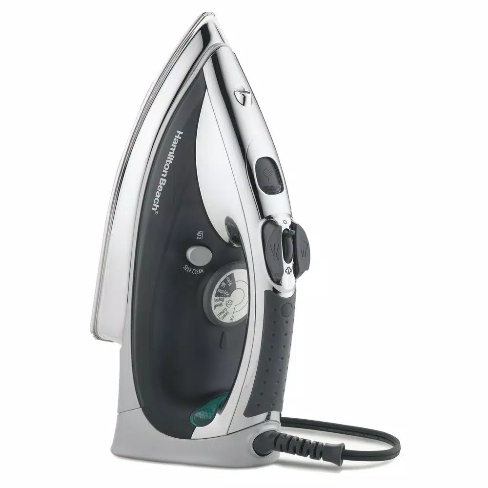Hamilton Beach Steam Iron with Stainless Steel Soleplate and Auto Shut-Off